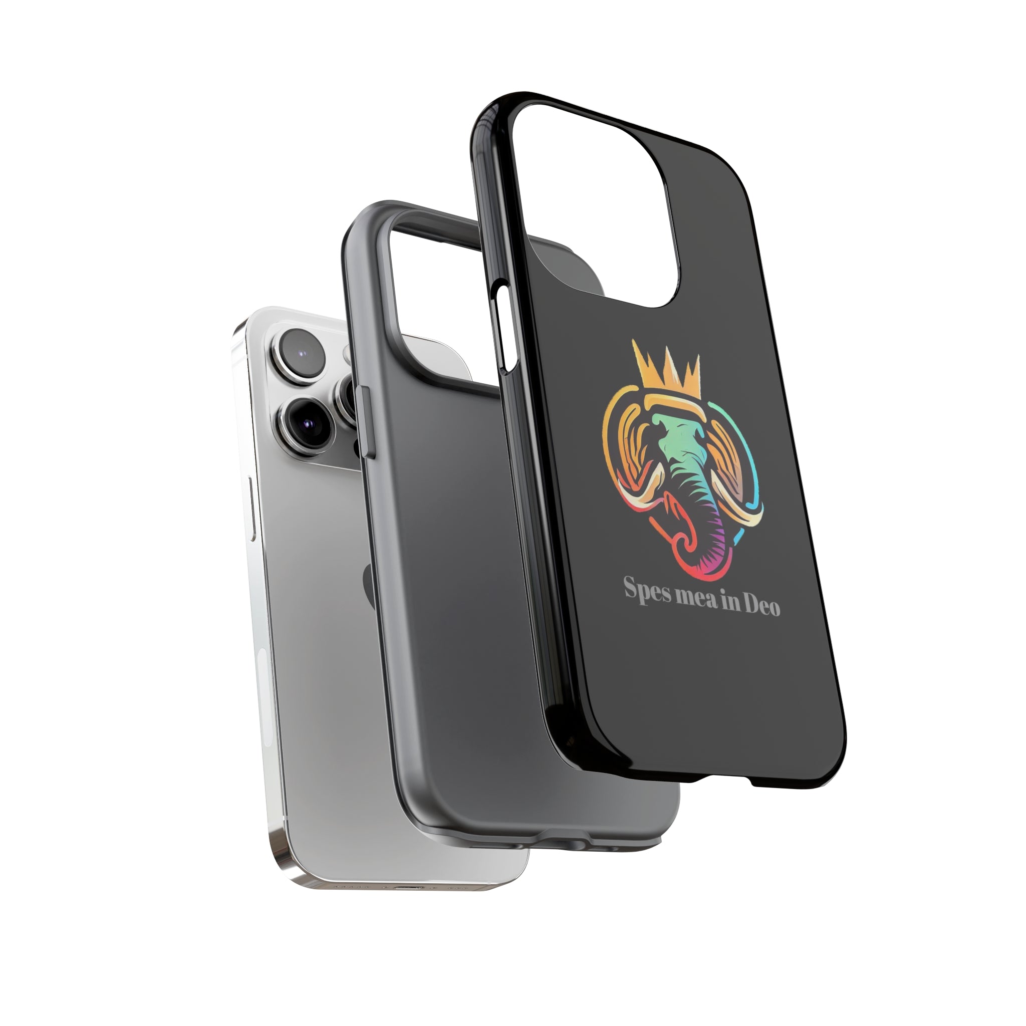 Custom "Crowned Mammoth" tough Phone Cases