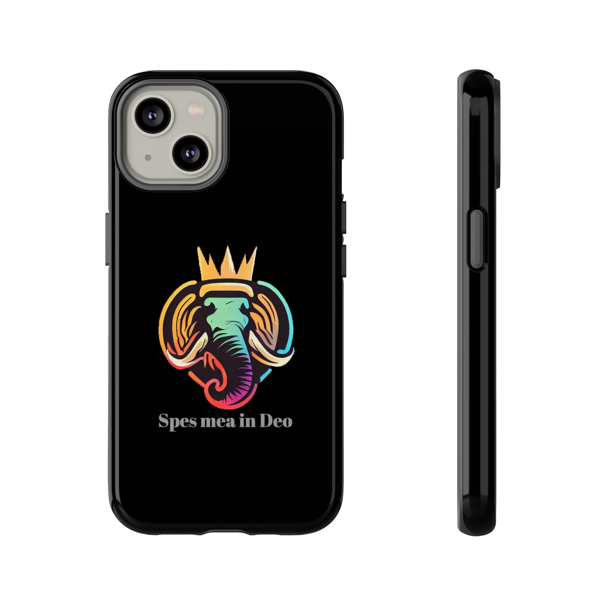 Custom "Crowned Mammoth" tough Phone Cases