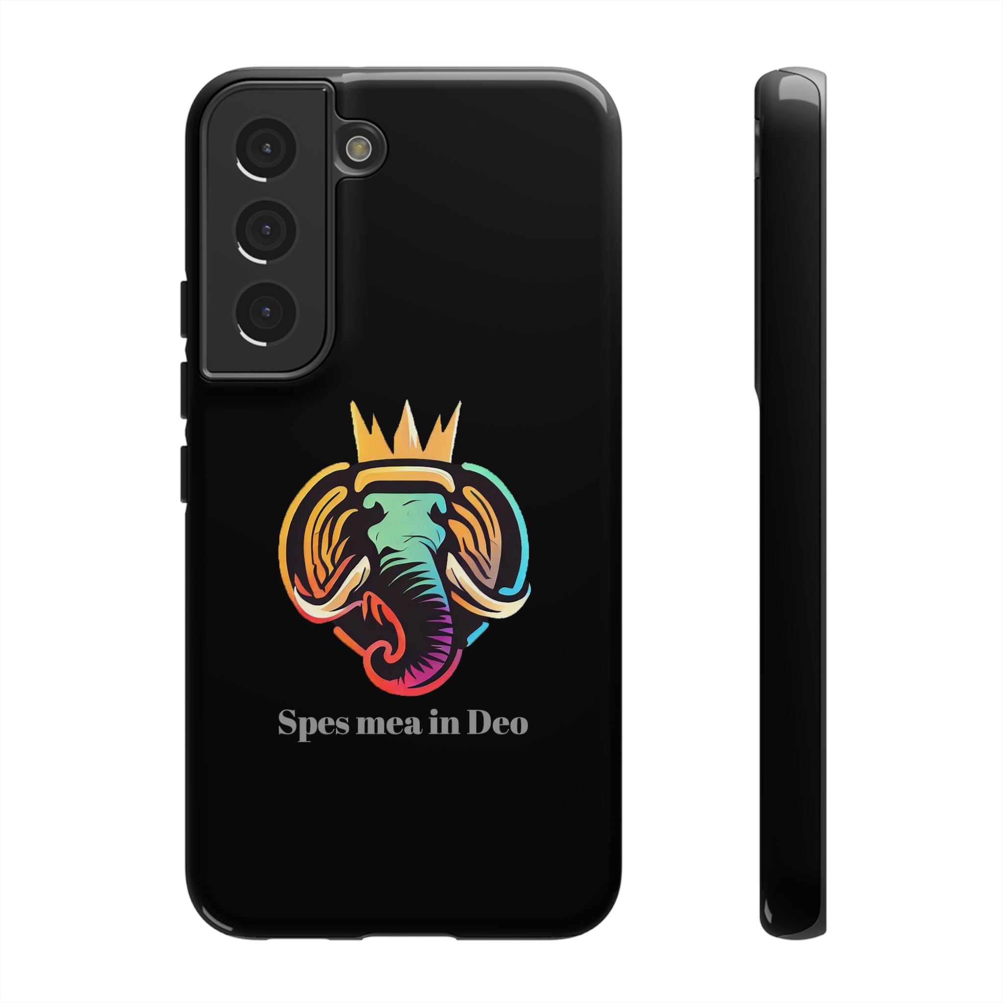 Custom "Crowned Mammoth" tough Phone Cases