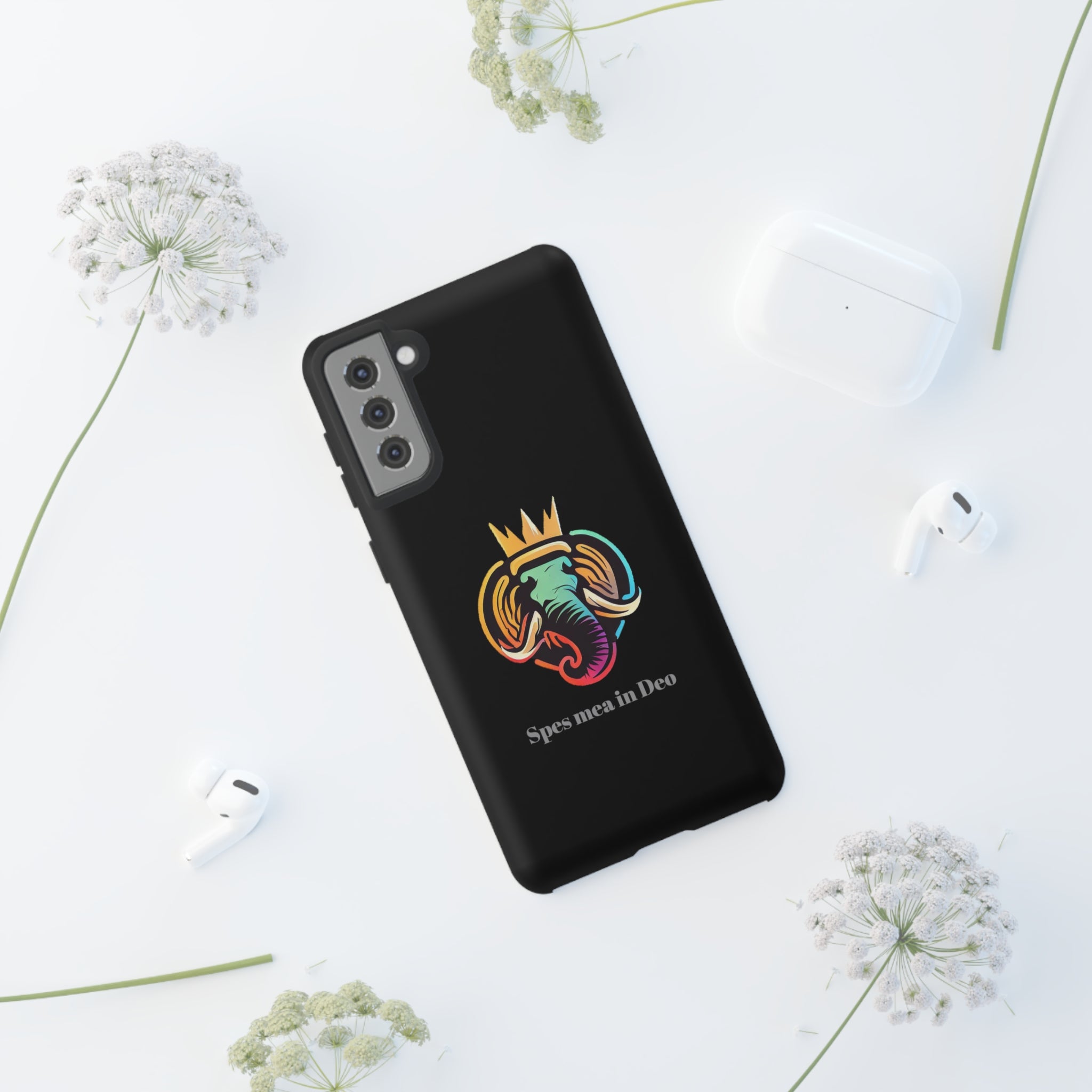 Custom "Crowned Mammoth" tough Phone Cases