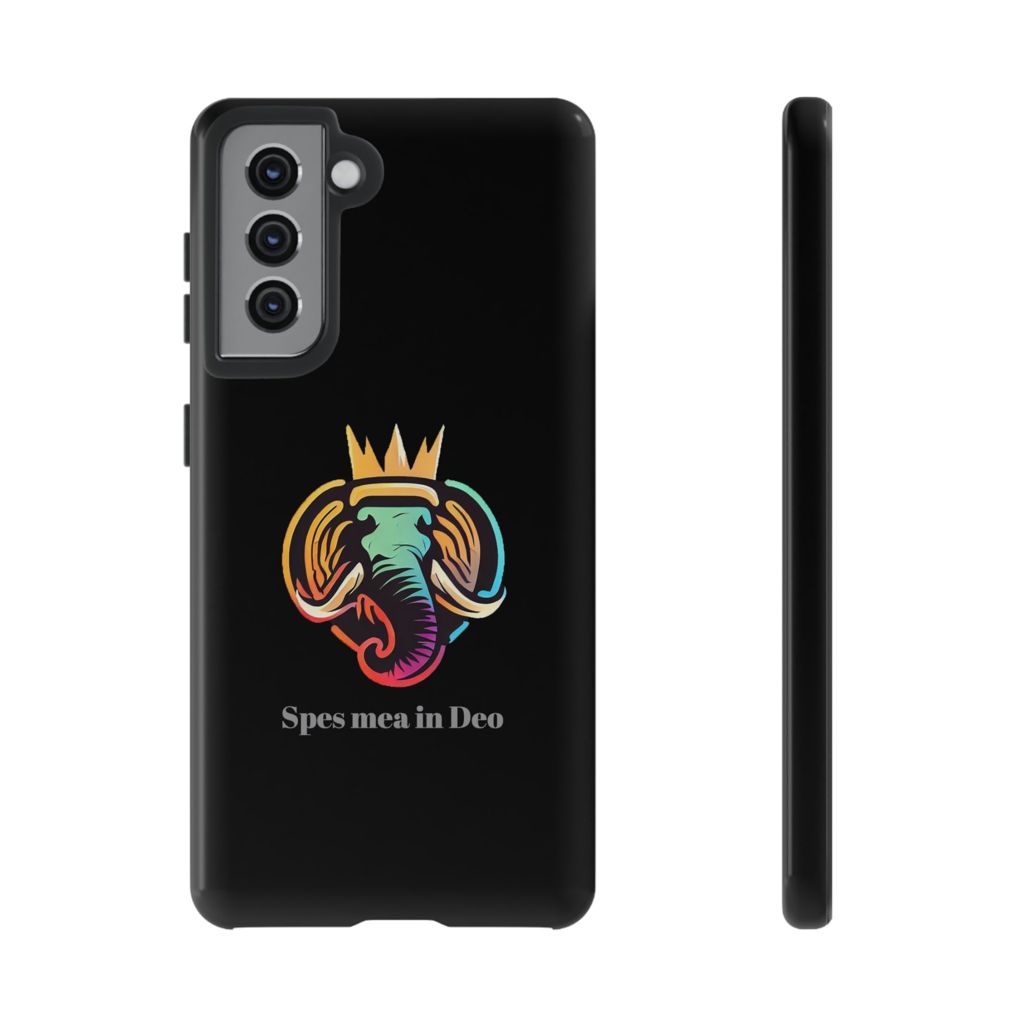 Custom "Crowned Mammoth" tough Phone Cases