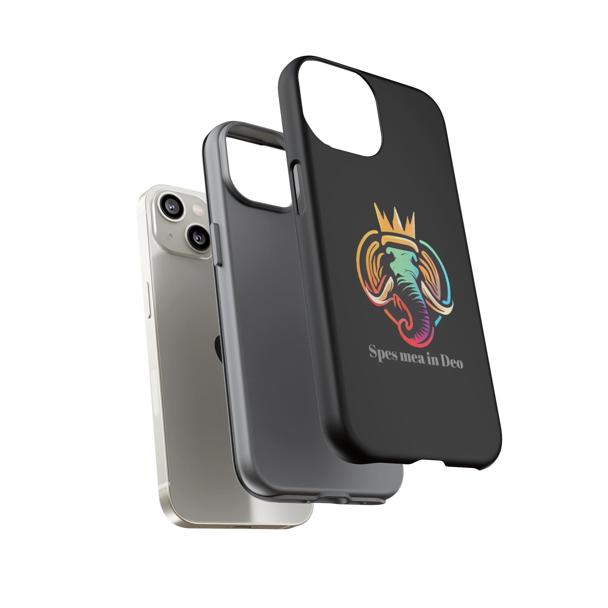 Custom "Crowned Mammoth" tough Phone Cases