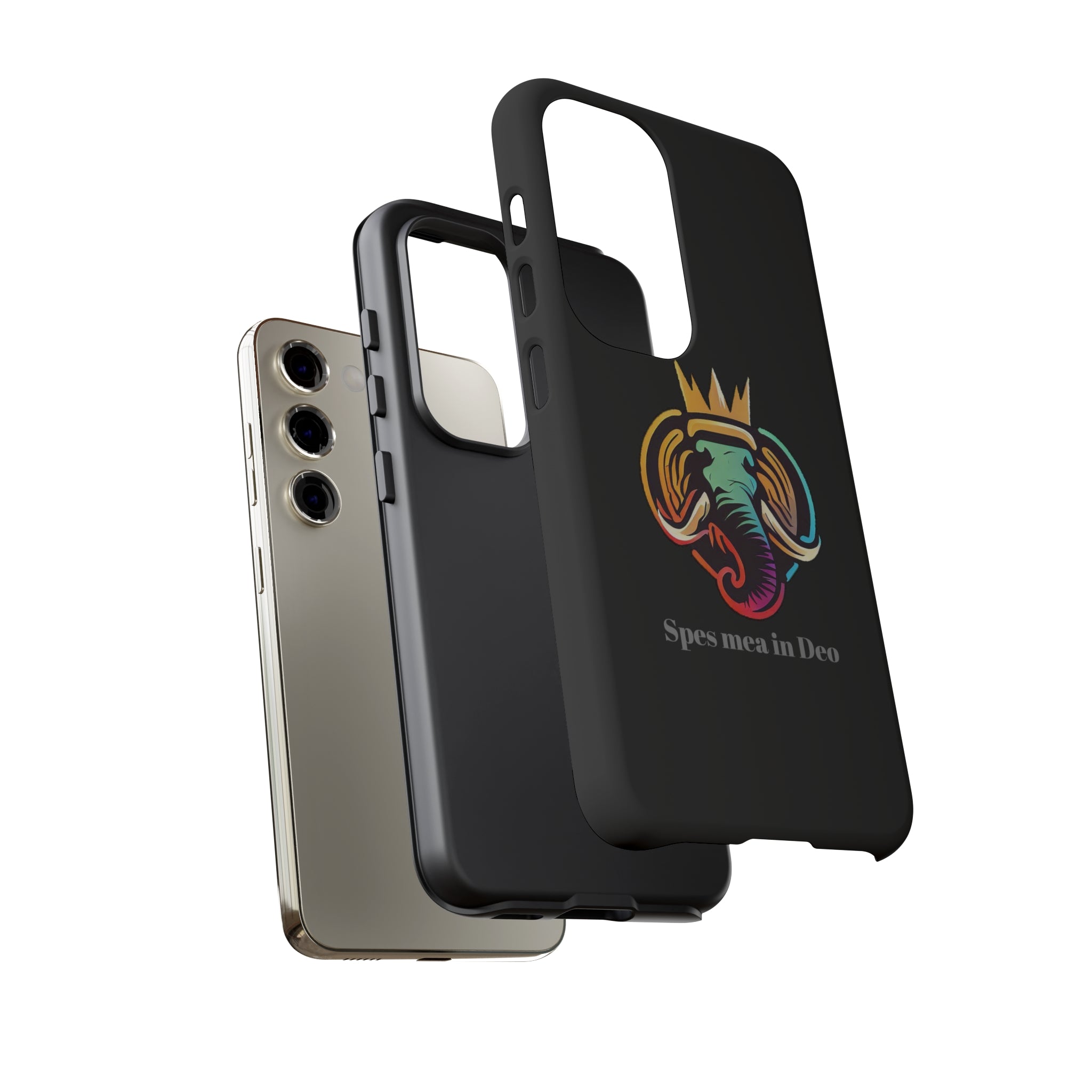 Custom "Crowned Mammoth" tough Phone Cases