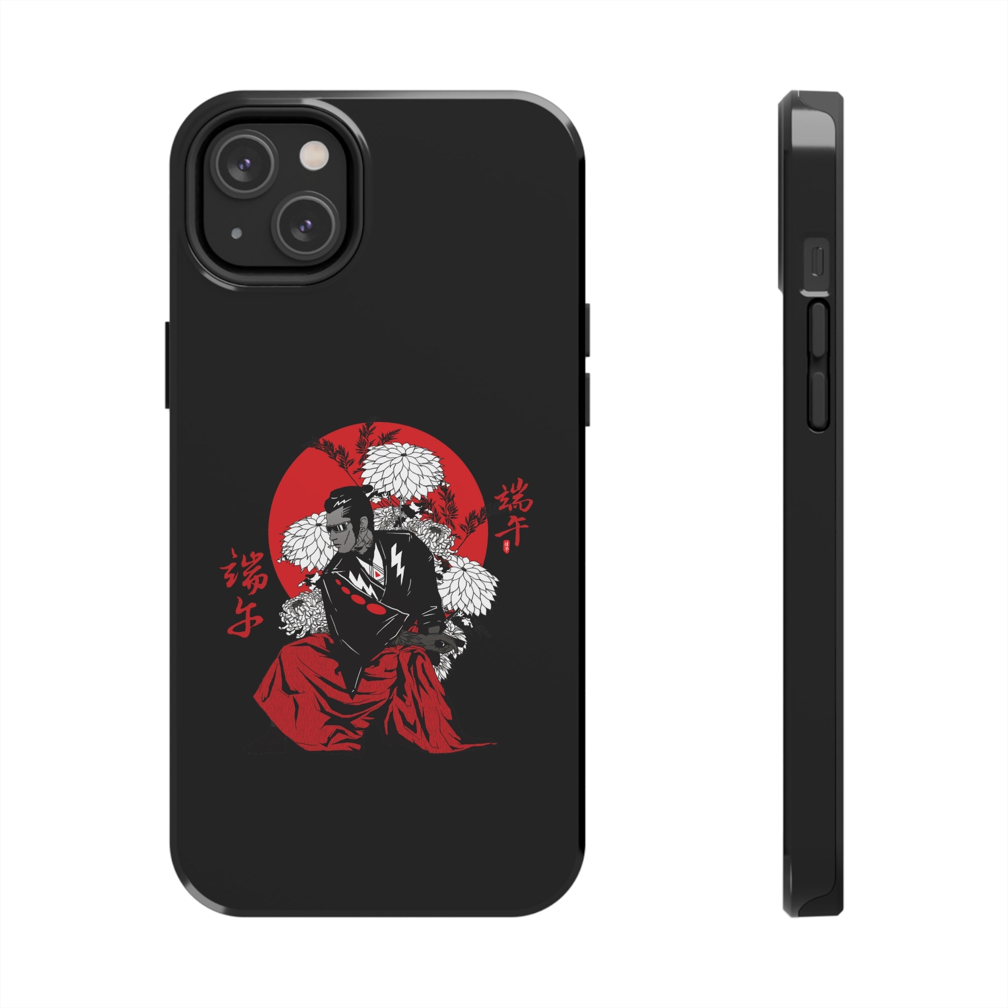 Tough Phone Case with Samurai Design