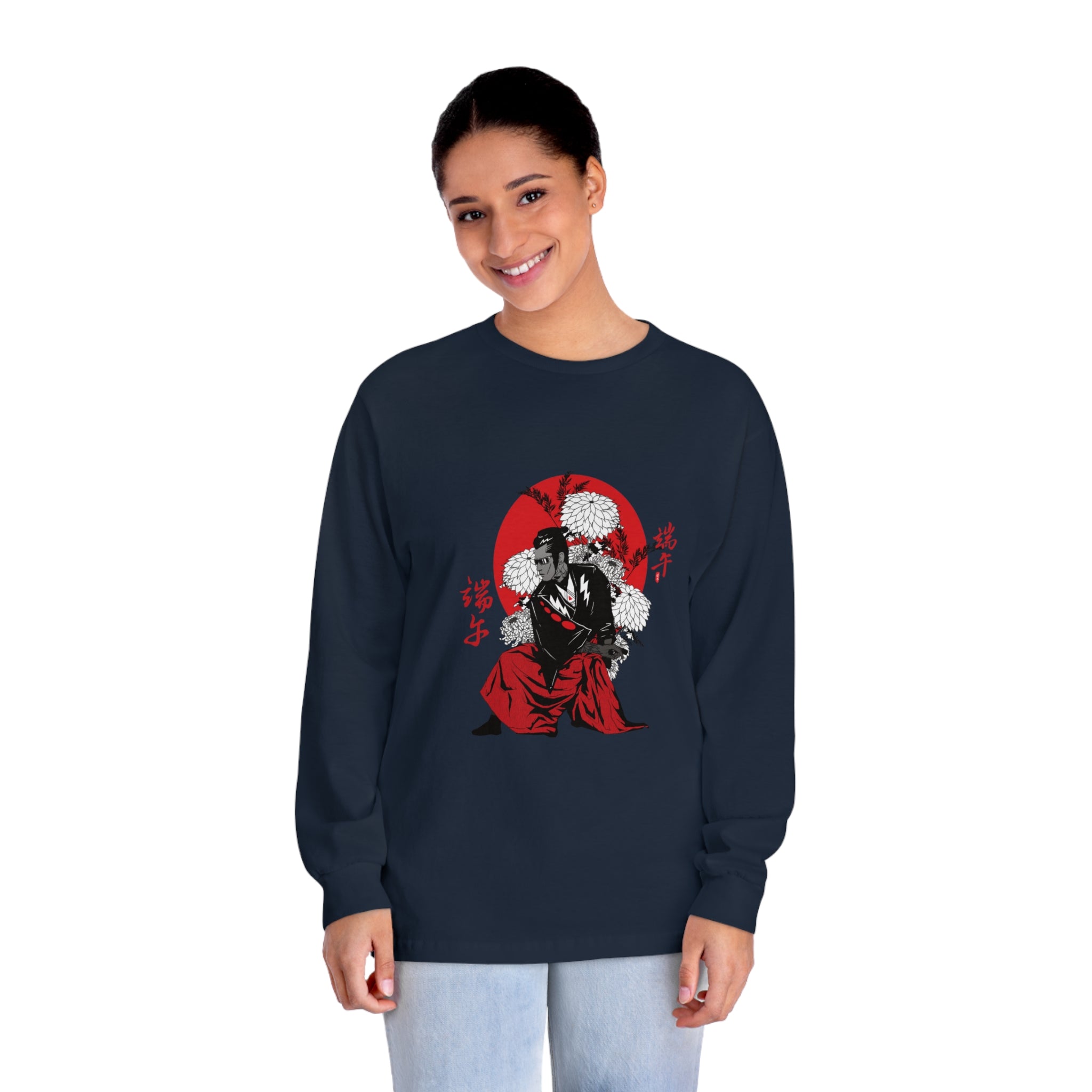 Unisex Classic Long Sleeve Samurai T-Shirt